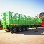 Brand New 3 Axle 60 Ton 12.00R20 Tires 12 Tire Side Wall Trailer Post Fence