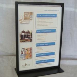 Quality Easy Portability A4 Durable Metal Tabletop Display Stands wholesale