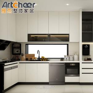 Quality American Shaker Style Solid Wood Kitchen Cabinets with Modern Stylish Sink Accessories wholesale