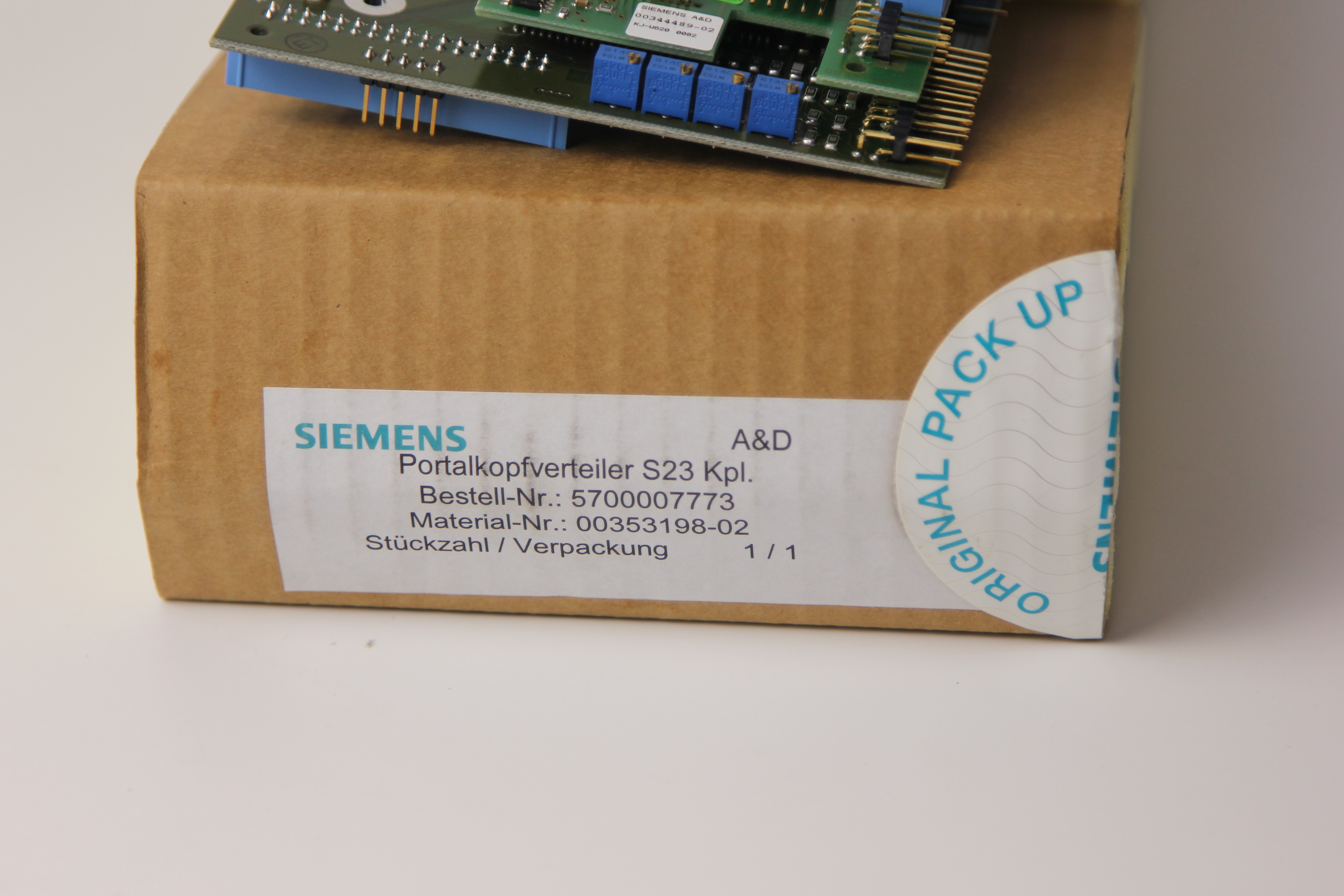 00353198-02 SMT Spare Parts Siemens Gantry Head Distributor