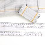 60 inch 1.5m Wound Care Ruler , Inches Metric Nursing Measuring Tape