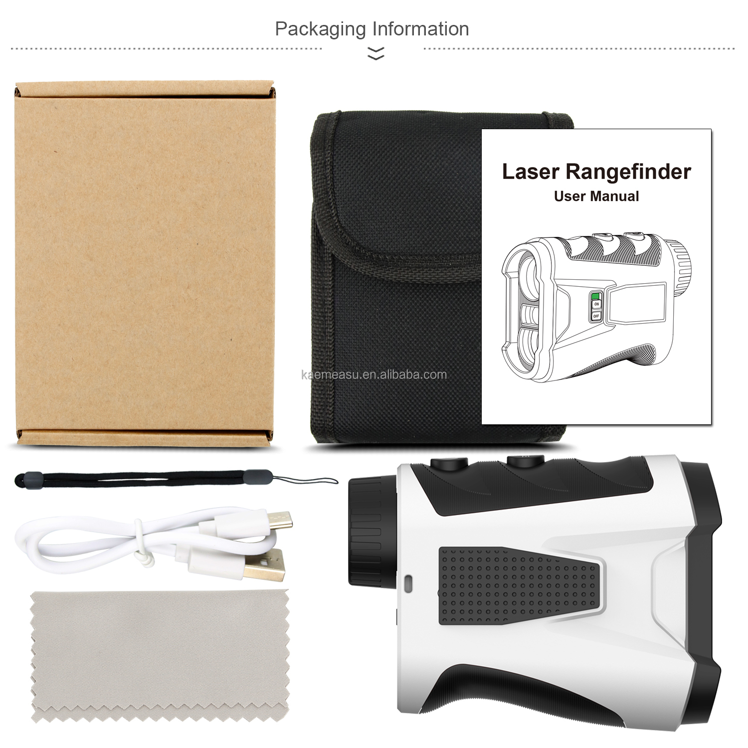 G800m Multifunctional Rangefinder Golf Hunting and Construction Use Rangefinder 800m