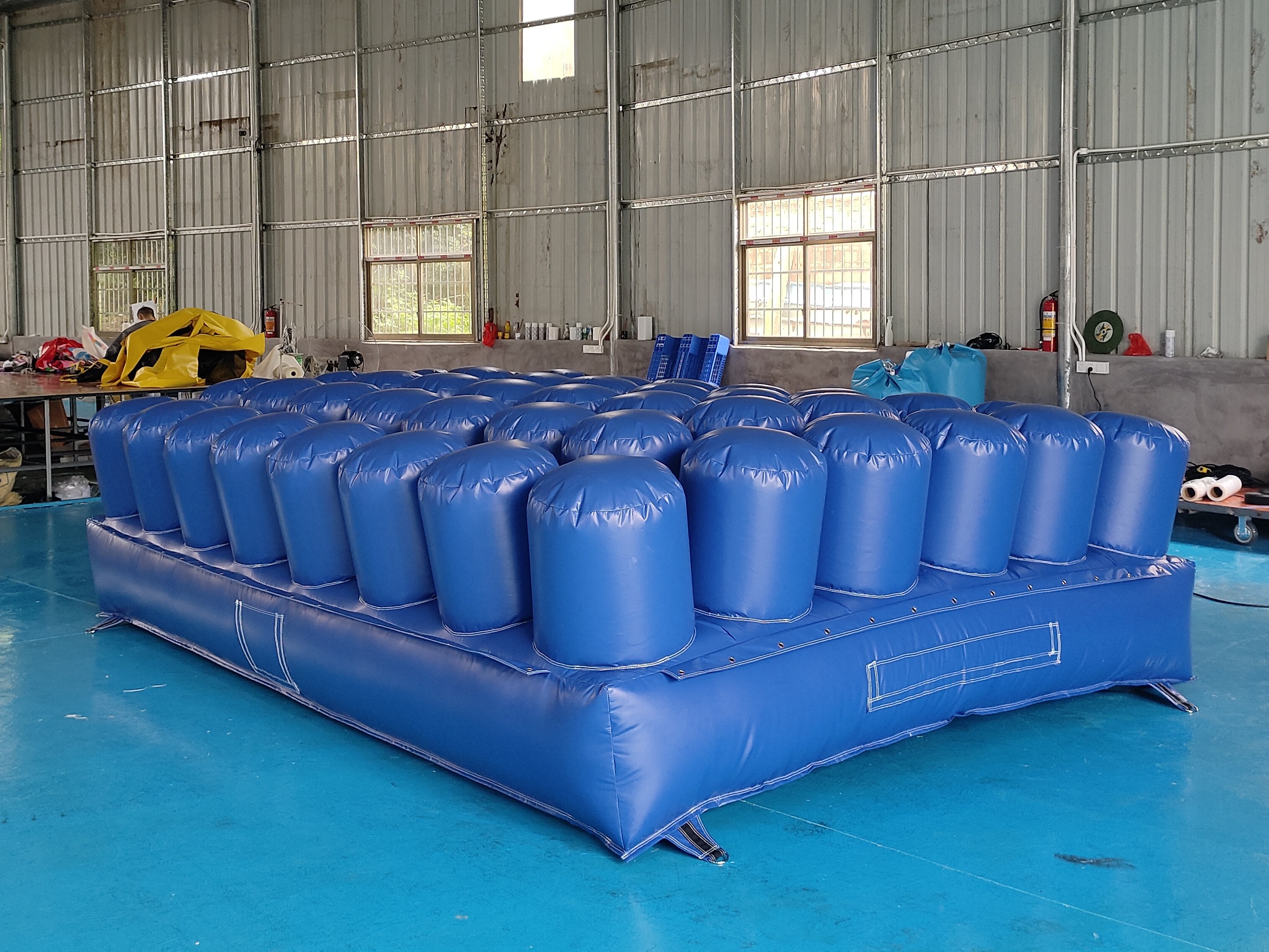 Commercial 0.55mm PVC Tarpaulin Inflatable Sport Game Inflatable Obstacle Course Game For Event