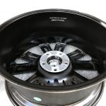 Aluminium PCD 5x114.3 Black Machined Face Wheels Flow Formed Truck Wheels 73.1