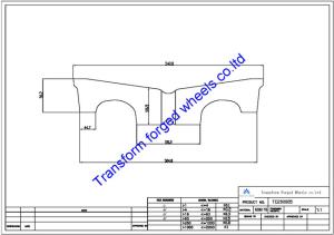 Quality TC200005 20 inch forged center disk blanks wholesale