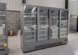 Quality Commercial 1700L Upright Glass Door Cooler With SECOP Compressor wholesale