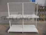 Cash Counter Shelf End Cap Supermarket Gondola Shelving 30KG - 50KG Capability