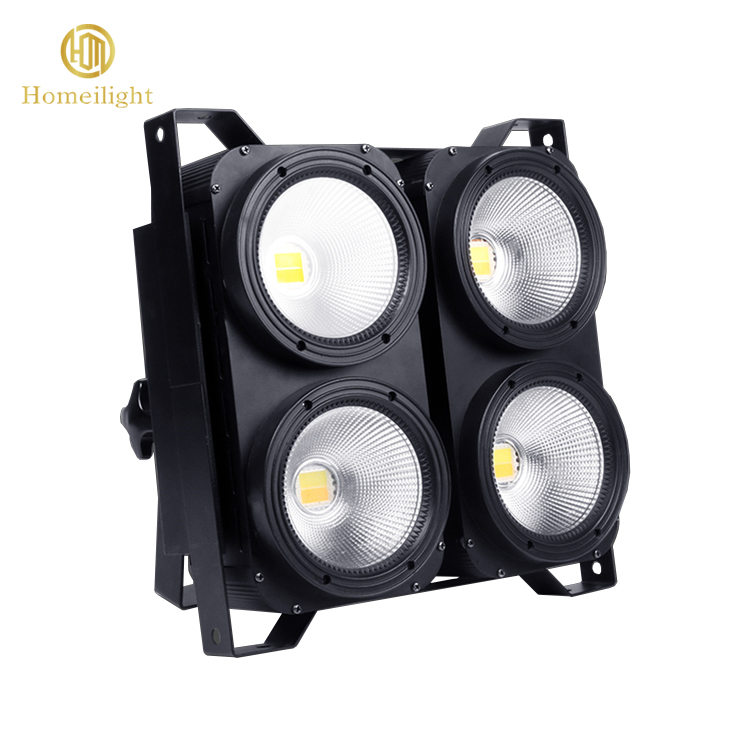 4x100W Warm White Par Lights for Show 4 Eyes 4*100W DMX512 COB Audience Blinder Light