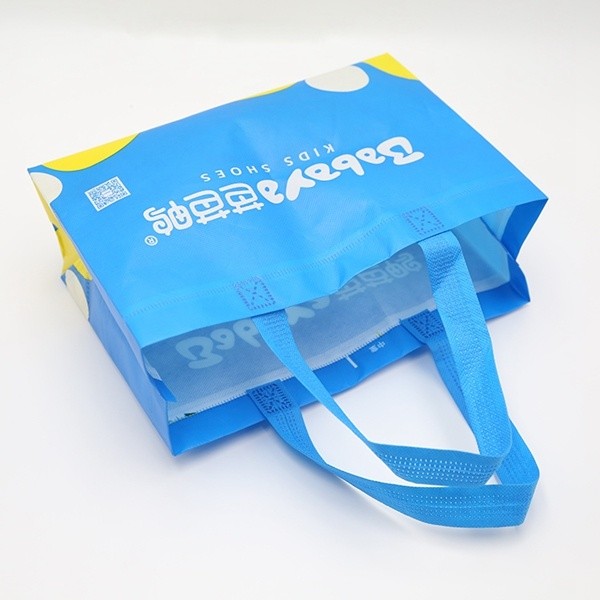 Blue Ultrasonic heat seal full-auto machine made non woven bags