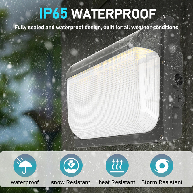 IP65 PC Lens LED Wall Pack Lamp 30W 40W 60W 80W 100W 120W