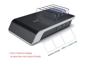 Quality Fast Charger Station 9V CE 10W QI Wireless Charging Pad wholesale
