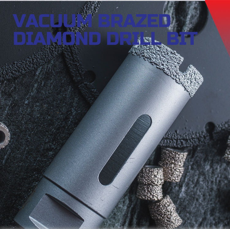 6-125mm Vacuum Brazed Diamond Core Drill Bit for Stone Tile Granite Ceramic Marble