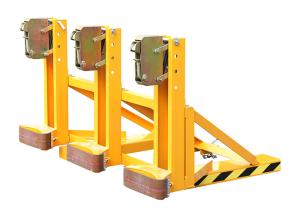 Quality DG1500A Forklift Mounted Drum Grabber Single Eagle-Grip Three Drums Drum Grabber Load Capacity 500KgX3 wholesale