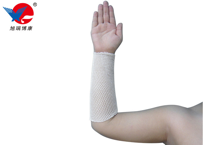 Washable First Aid Medical Equipment For Ankle , Medical Elastic Tubular Net Bandage