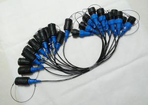 Quality 3 Core Geophone Connector , KCK Screw Seismic Cable Connector wholesale