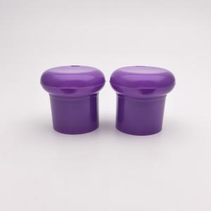 Quality Purple Mushroom Shape PP Plastic Flip Top Cap wholesale