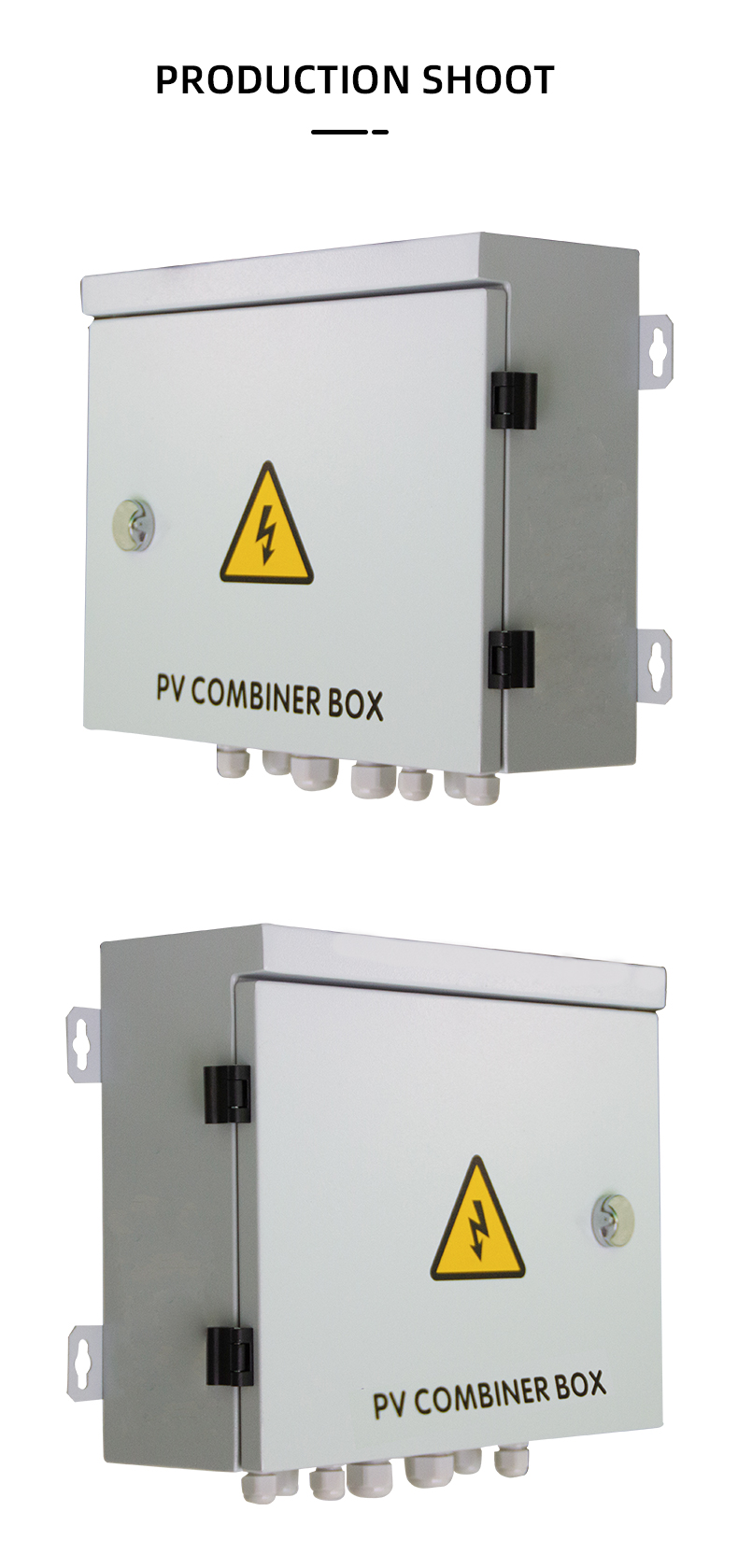 Lighting Protection Solar Panel Combiner Box 2 In 1 Out High Voltage Resistant