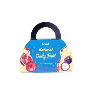 Quality Cardboard Takeaway Boxes For Vegetables Packaging With Handle wholesale