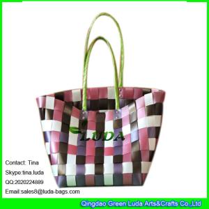 Quality LUDA design unique straw handbags pp summer straw woven bag wholesale
