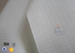 0.25mm 300gsm White Silicone Coated Fiberglass Fabric For BBQ Fireproof Apron