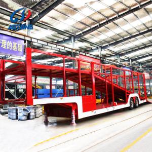 Quality 8 Units SUVs Carrier Semi Trailer Tri Axle Car Vehicle Transport Semi Truck Trailer wholesale