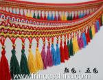 Handmade fashionable chain beads lace tassels fringes for curtain/sofa/pillow