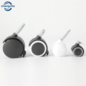 Quality Nylon PU Ball Castor Wheel With Stem 3 Inch 25KG Load wholesale