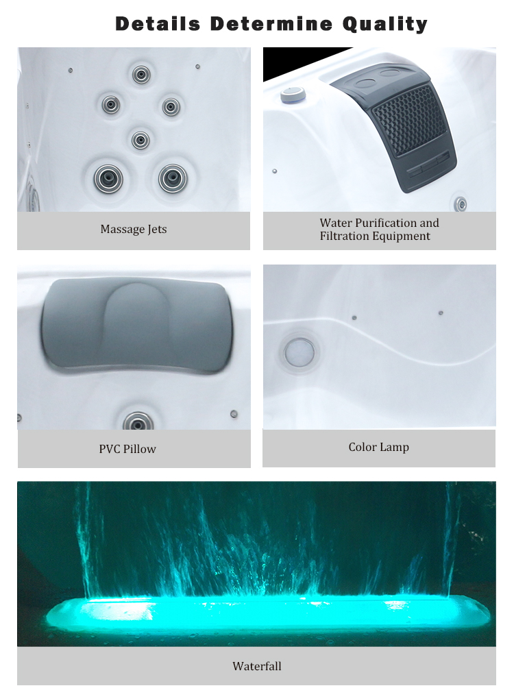 E-161S Economic Massage 2 Person Hot Tubs For Outdoor Jacuzzi