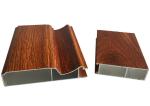 Customized Wood Finish Aluminium Profiles For Aluminium Glass Windows And Doors