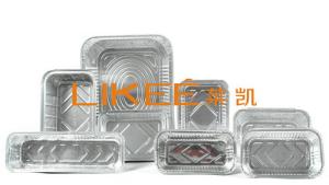Quality Wrinkle Wall Disposable Aluminium Foil Food Container Penetration Resistant wholesale