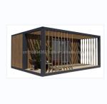 20ft Luxury Prefab Wooden House with Kitchen Bathroom and Outdoor BBQ Flat Pack