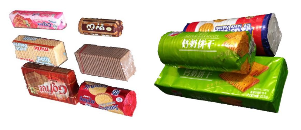 Grey Wafer Packing Machine Automatic Rice Cake Packing Machine