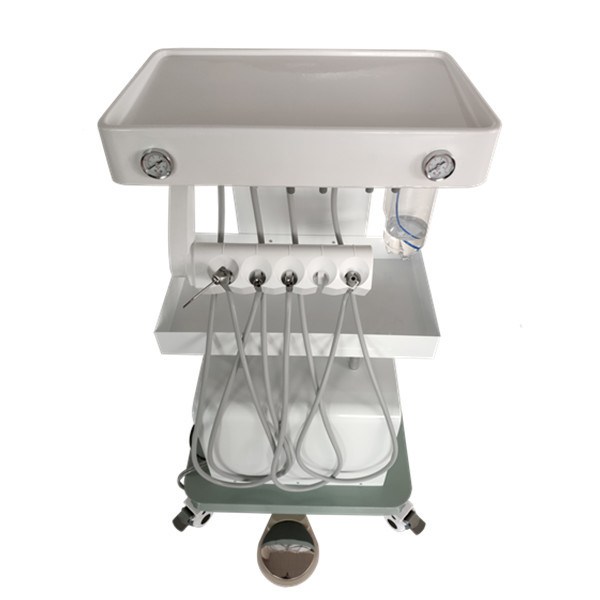 GM-B019 Mobile Dental Turbine Unit Cart with silent air compressor