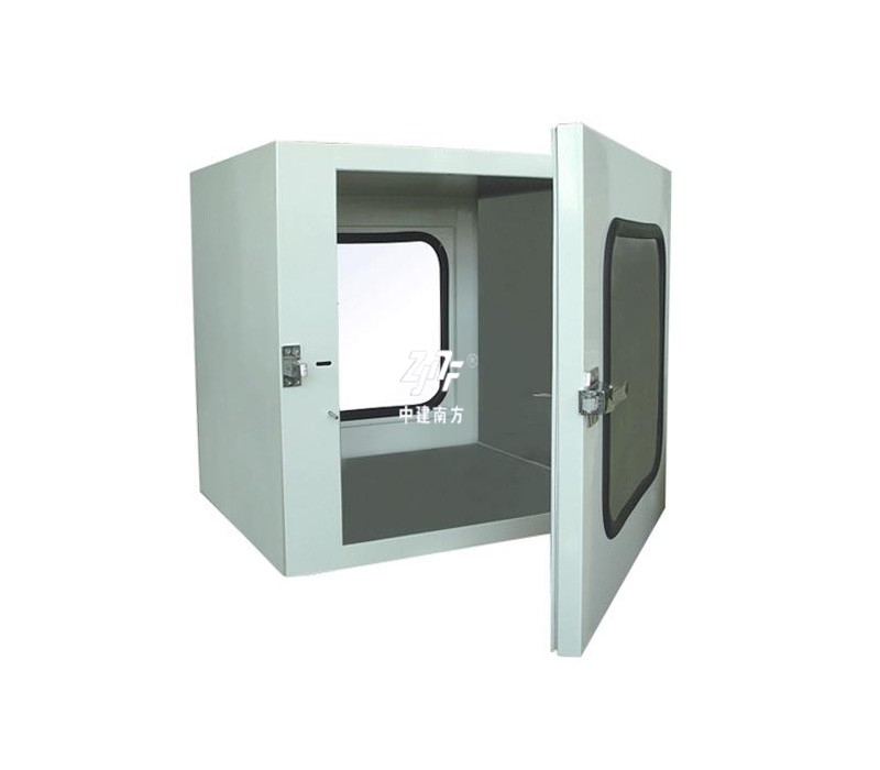 110V 220V Lab Cleanroom Interlock Ultraviolet Light sterilization Pass Box With Transfer Window For Air Filtration