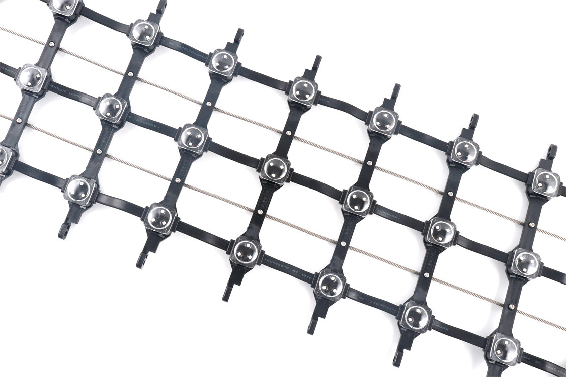 P83 RGB Customized Waterproof LED Mesh Curtain LED DC24V 108W