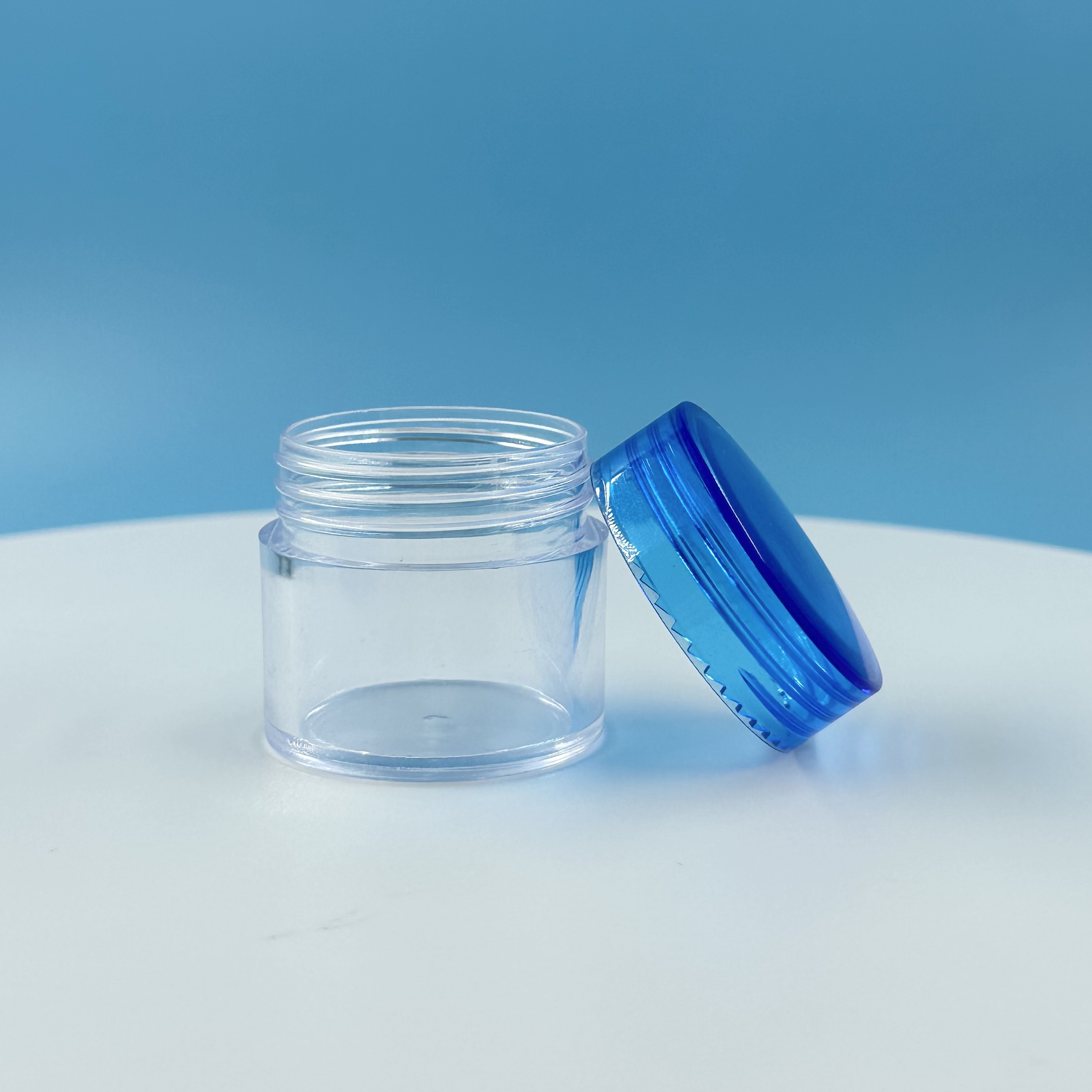 20g 30g 50g Transparent Plastic Jar Empty Refillable Cosmetic Cream Jar for Industrial