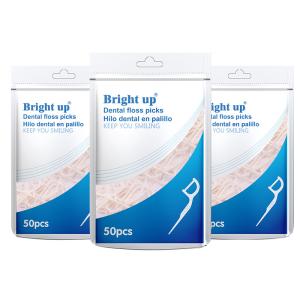 Quality Clean Teeth Dental Floss Toothpick Disposable Biodegradable Floss Picks OEM wholesale