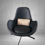 Hot Classic Design Fabric Leather Swivel Chair for Living Room Leisure chair