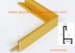 Decorative Aluminium Picture Frame Mouldings Extrusions , Aluminium Picture