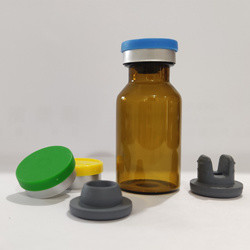Injection Vials 8mm Aluminum Plastic Cap Flip Off Vial Seal Cap
