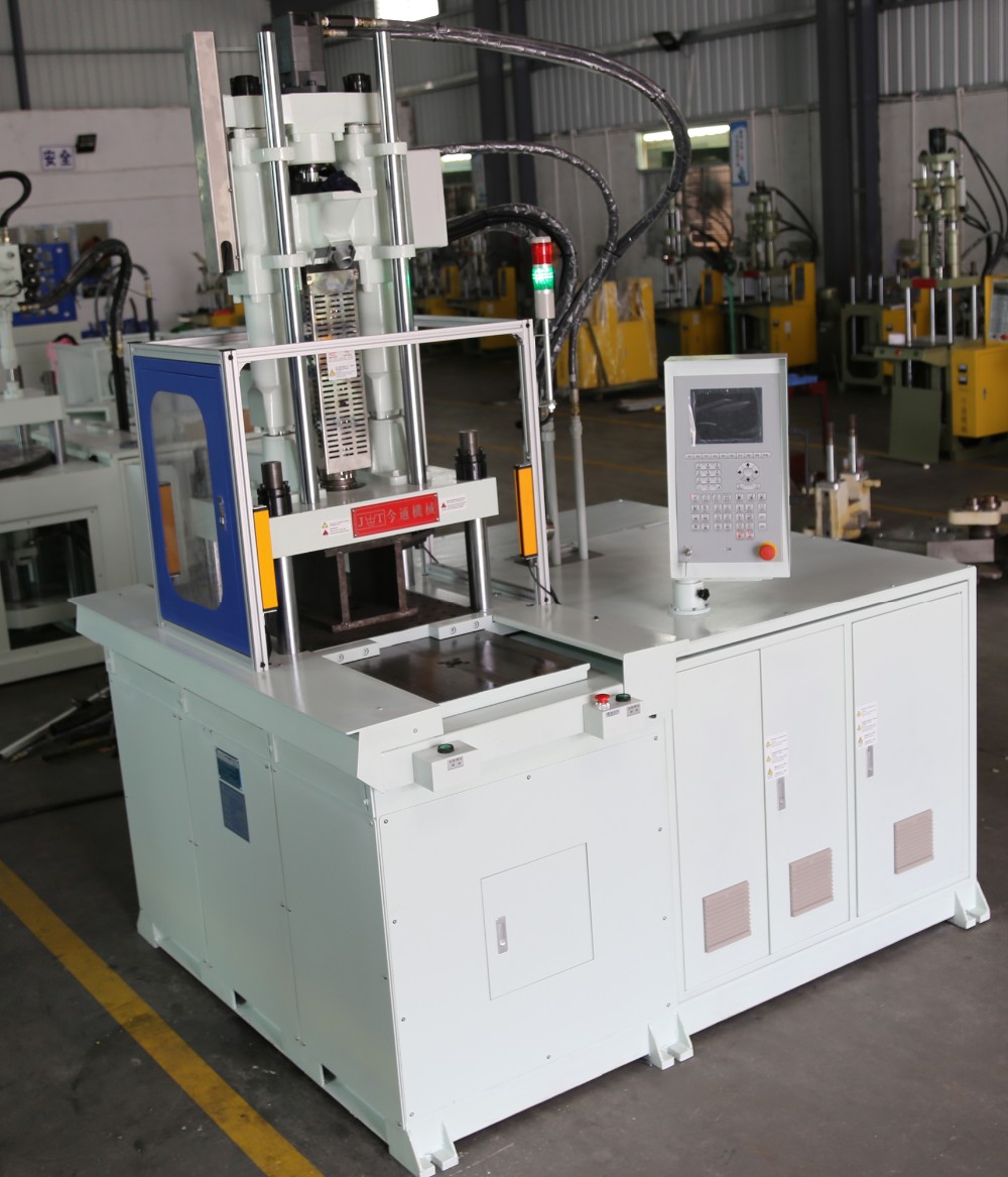 JTT-550DM Double Slide Table Vertical Plastic Injection Molding Machine For ABS/PP Processing