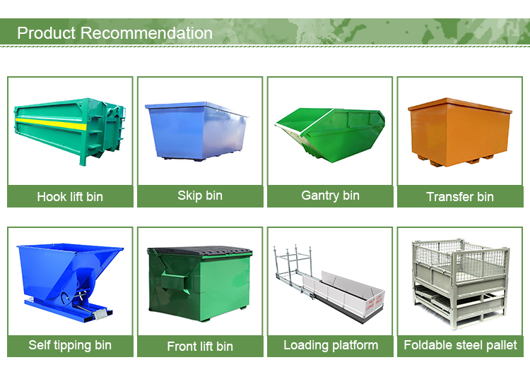 20/30/40 Yard Roll Off Dumpster Corrosion-Proof Steel Design  Ideal for Roofing, Landscaping & Municipal Projects 5