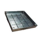 Manhole Cover Lid 200*200~600*600 CO Zinc Plated Round Bar -Dia 5mm