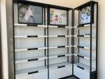 Cold Rolled Steel Cosmetic Display Cabinet / Retail Makeup Display Stand