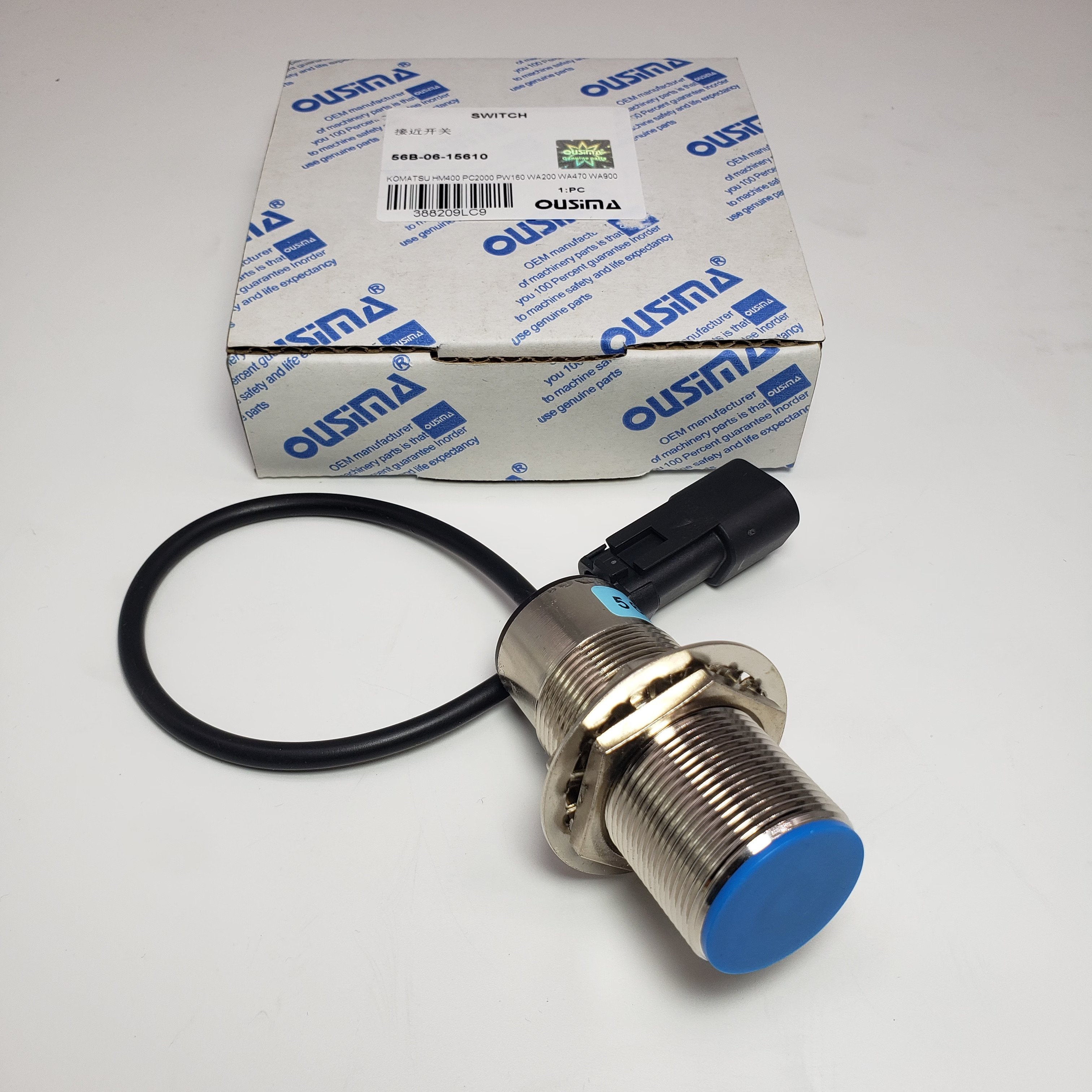 Sensor 56B-06-15610 For Komatsu PC2000 WA150 WA200 WA320 WA380 WA430 WA50