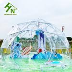 UV Resistant Geodesic Dome Tent Clear PVC 360 Degree Panorama Igloo Tent