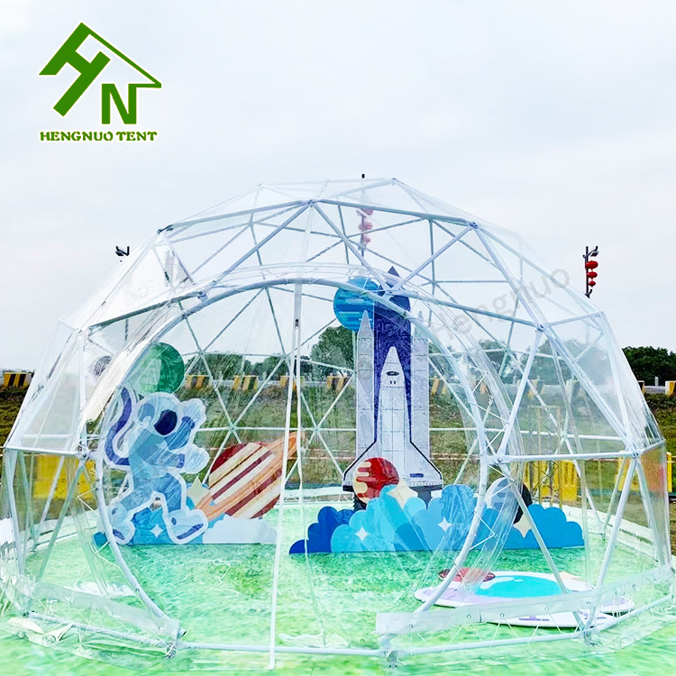 Luxury Geodesic Dome Tent Transparent Garden Igloo Tent Waterproof Canvas Domo