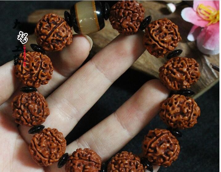 Natural five-ring vajra Bodhi beads bracelet bracelet Nepalese vajra-Bodhi beads bracelet wholesale