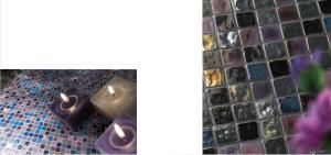Quality 15mm recycled glass dark blue black wholesale
