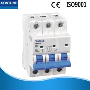 Quality CE STM4 -63 Series Mcb Breaker 3 Pole Miniature Circuit Breaker 230V Long Life wholesale